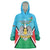 Personalised South Sudan Independence Day Wearable Blanket Hoodie Coat Of Arms With Flag Map - Wonder Print Shop