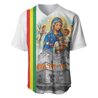 Ethiopian Christmas Baseball Jersey Saint Mary Lalibela Churches - Wonder Print Shop