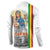 Ethiopian Christmas Button Sweatshirt Saint Mary Lalibela Churches - Wonder Print Shop