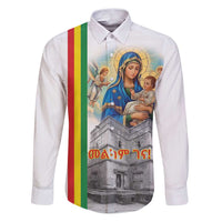 Ethiopian Christmas Family Matching Puletasi and Hawaiian Shirt Saint Mary Lalibela Churches - Wonder Print Shop