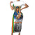 Ethiopian Christmas Family Matching Short Sleeve Bodycon Dress and Hawaiian Shirt Saint Mary Lalibela Churches - Wonder Print Shop