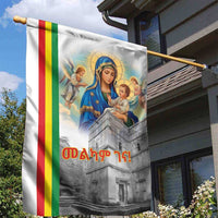 Ethiopian Christmas Garden Flag Saint Mary Lalibela Churches - Wonder Print Shop