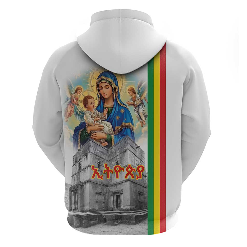 Ethiopian Christmas Hoodie Saint Mary Lalibela Churches - Wonder Print Shop