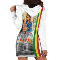Ethiopian Christmas Hoodie Dress Saint Mary Lalibela Churches - Wonder Print Shop