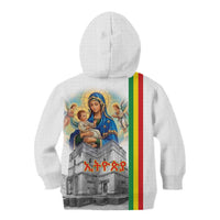 Ethiopian Christmas Kid Hoodie Saint Mary Lalibela Churches - Wonder Print Shop