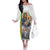 Ethiopian Christmas Off The Shoulder Long Sleeve Dress Saint Mary Lalibela Churches - Wonder Print Shop