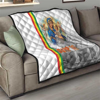 Ethiopian Christmas Quilt Saint Mary Lalibela Churches - Wonder Print Shop