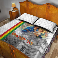 Ethiopian Christmas Quilt Bed Set Saint Mary Lalibela Churches - Wonder Print Shop