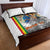 Ethiopian Christmas Quilt Bed Set Saint Mary Lalibela Churches - Wonder Print Shop
