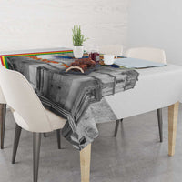 Ethiopian Christmas Tablecloth Saint Mary Lalibela Churches - Wonder Print Shop