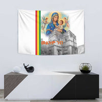 Ethiopian Christmas Tapestry Saint Mary Lalibela Churches - Wonder Print Shop