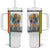 Ethiopian Christmas Tumbler With Handle Saint Mary Lalibela Churches - Wonder Print Shop