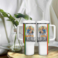 Ethiopian Christmas Tumbler With Handle Saint Mary Lalibela Churches - Wonder Print Shop