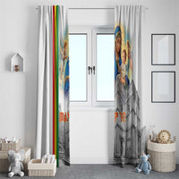 Ethiopian Christmas Window Curtain Saint Mary Lalibela Churches - Wonder Print Shop