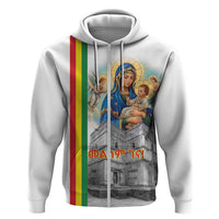 Ethiopian Christmas Zip Hoodie Saint Mary Lalibela Churches - Wonder Print Shop