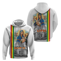 Ethiopian Christmas Zip Hoodie Saint Mary Lalibela Churches - Wonder Print Shop