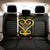 Personalised Happy Black Love Day Back Car Seat Cover Sankofa Heart With Adinkra Pattern