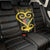 Personalised Happy Black Love Day Back Car Seat Cover Sankofa Heart With Adinkra Pattern