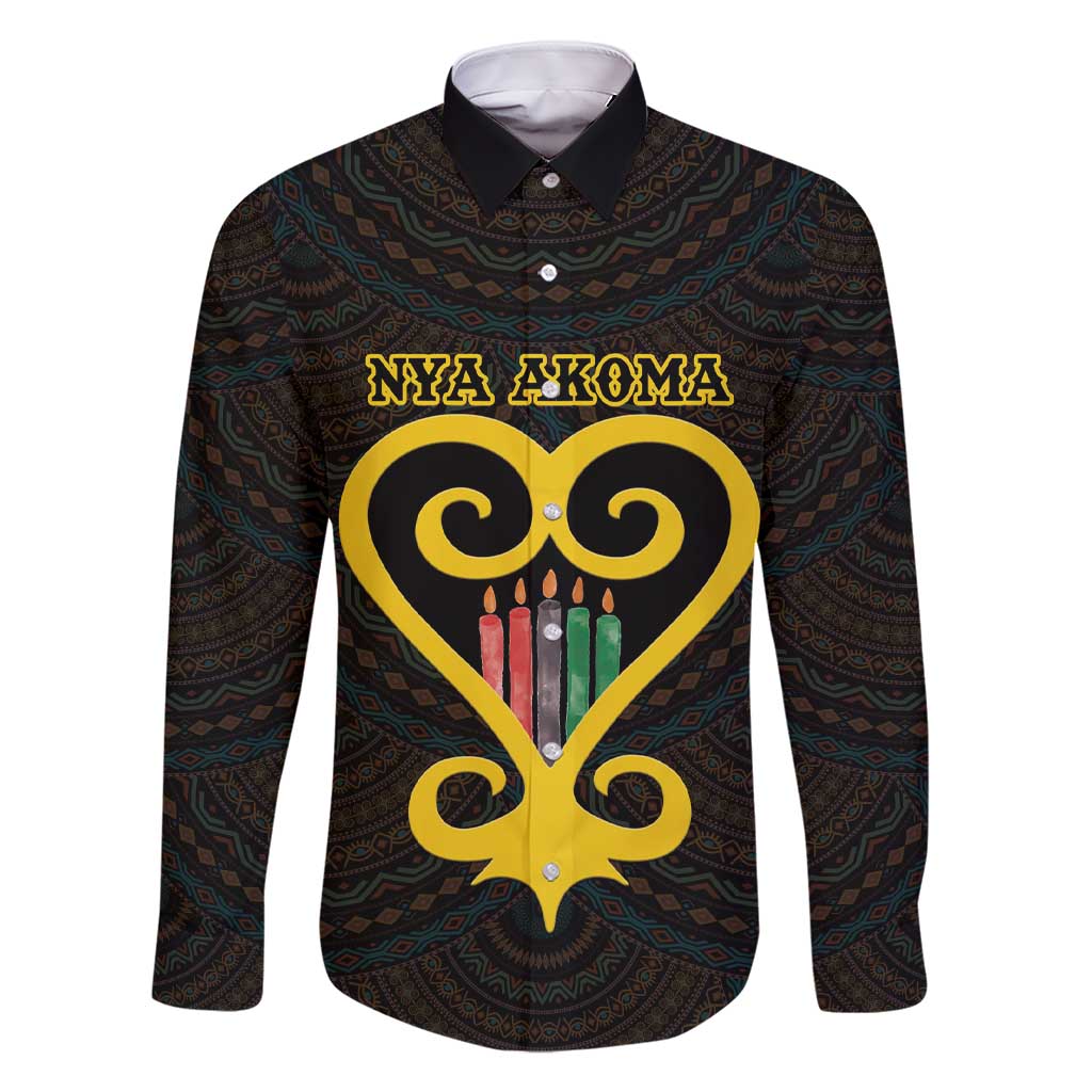 Personalised Happy Black Love Day Family Matching Short Sleeve Bodycon Dress and Hawaiian Shirt Sankofa Heart With Adinkra Pattern