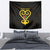 Personalised Happy Black Love Day Tapestry Sankofa Heart With Adinkra Pattern - Wonder Print Shop