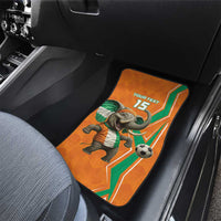 Custom Ivory Coast Football Car Mats Go Les Elephants