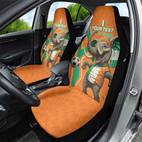 Custom Ivory Coast Football Car Seat Cover Go Les Elephants