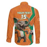 Custom Ivory Coast Football Family Matching Puletasi and Hawaiian Shirt Go Les Elephants