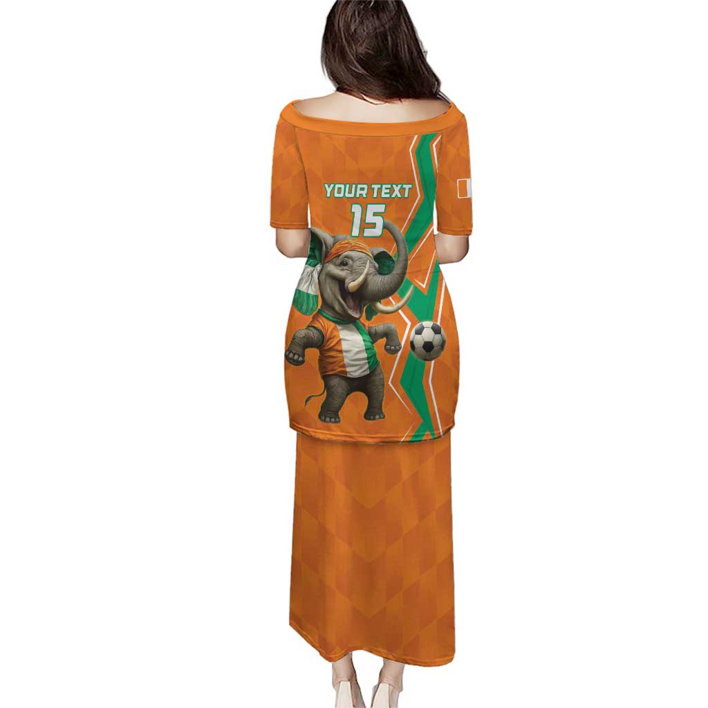 Custom Ivory Coast Football Puletasi Go Les Elephants - Wonder Print Shop