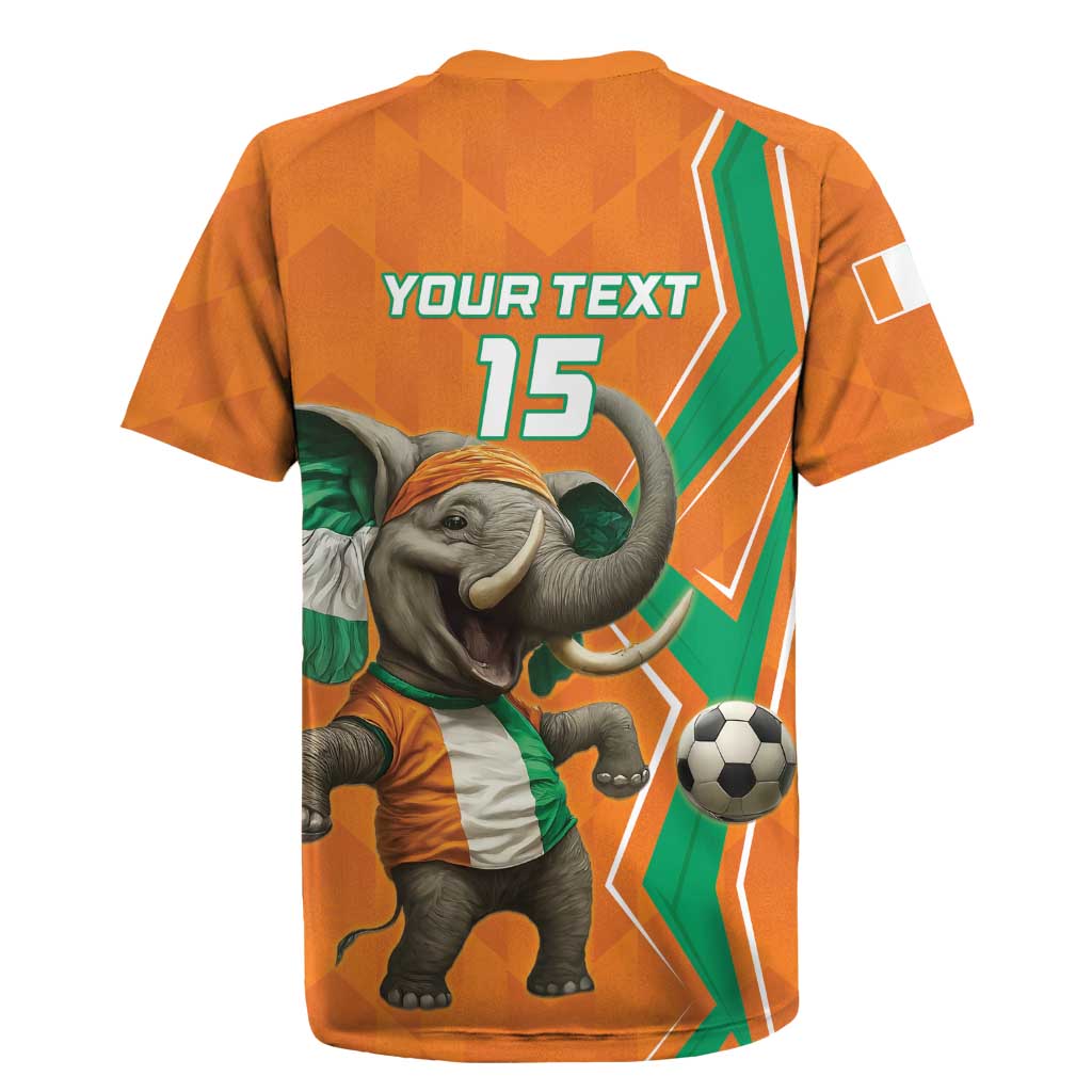 Custom Ivory Coast Football Rugby Jersey Go Les Elephants - Wonder Print Shop