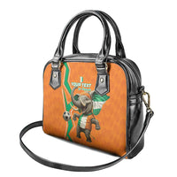 Custom Ivory Coast Football Shoulder Handbag Go Les Elephants - Wonder Print Shop