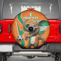 Custom Ivory Coast Football Spare Tire Cover Go Les Elephants - Wonder Print Shop