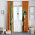Custom Ivory Coast Football Window Curtain Go Les Elephants - Wonder Print Shop