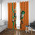 Custom Ivory Coast Football Window Curtain Go Les Elephants - Wonder Print Shop