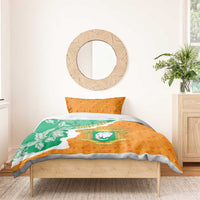 Personalised Ivory Coast Bedding Set Elephant With Coat Of Arms