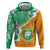 Personalised Ivory Coast Hoodie Elephant With Coat Of Arms