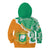 Personalised Ivory Coast Kid Hoodie Elephant With Coat Of Arms