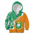 Personalised Ivory Coast Kid Hoodie Elephant With Coat Of Arms