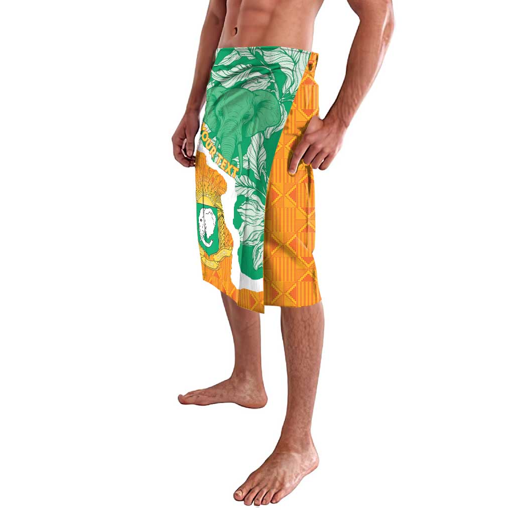 Personalised Ivory Coast Lavalava Elephant With Coat Of Arms