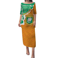 Personalised Ivory Coast Puletasi Elephant With Coat Of Arms - Wonder Print Shop