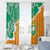 Personalised Ivory Coast Window Curtain Elephant With Coat Of Arms - Wonder Print Shop