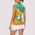 Personalised Ivory Coast Women Sleeveless Polo Shirt Elephant With Coat Of Arms - Wonder Print Shop