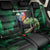 Reunion Island Back Car Seat Cover Furcifer Pardalis With Coat Of Arms
