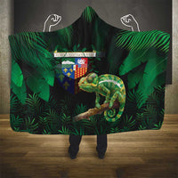 Reunion Island Hooded Blanket Furcifer Pardalis With Coat Of Arms