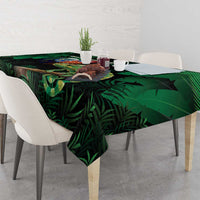 Reunion Island Tablecloth Furcifer Pardalis With Coat Of Arms - Wonder Print Shop