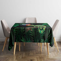 Reunion Island Tablecloth Furcifer Pardalis With Coat Of Arms - Wonder Print Shop