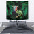 Reunion Island Tapestry Furcifer Pardalis With Coat Of Arms - Wonder Print Shop