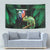 Reunion Island Tapestry Furcifer Pardalis With Coat Of Arms - Wonder Print Shop