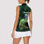Reunion Island Women Sleeveless Polo Shirt Furcifer Pardalis With Coat Of Arms - Wonder Print Shop