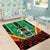 Personalised Burkina Faso Area Rug Coat Of Arms Bogolan Pattern
