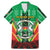 Personalised Burkina Faso Family Matching Mermaid Dress and Hawaiian Shirt Coat Of Arms Bogolan Pattern